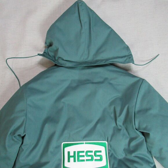 Hess Jacket Mens Size Medium Green Gas Station Heavy Duty Winter Coat Streetwear - Picture 6 of 10